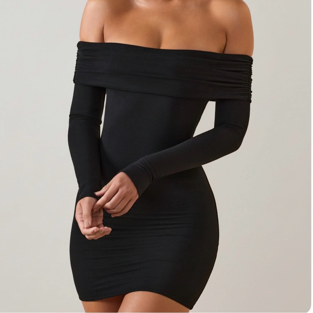 Modal Off-Shoulder Mini Dress from Oh Polly - Medium